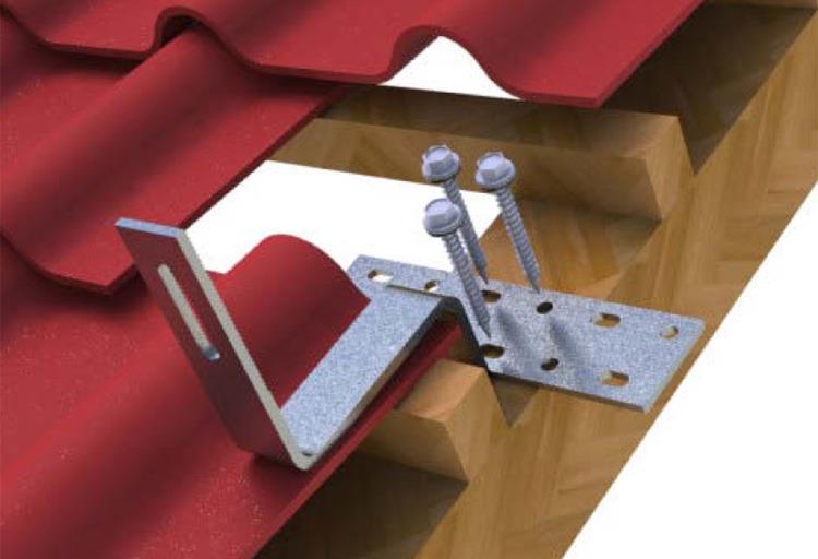 Immaġni 2 SUS 304 Solar Tile Roof Hook.jpg 详情图 2 SUS 304 Solar Tile Roof Hook.jpg
