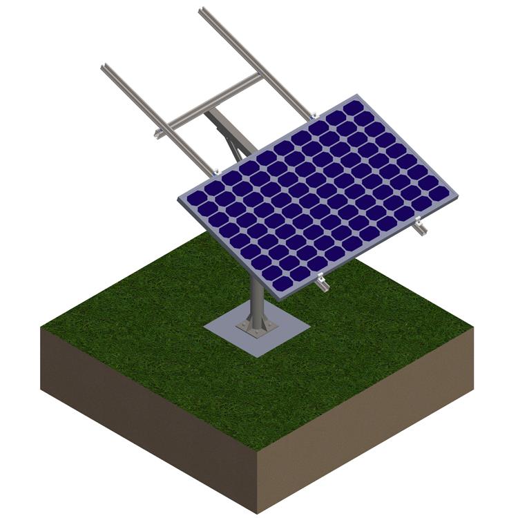 Pole Mount of Solar Ground Mount Structures.JPG